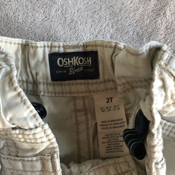 NWOT Osh Kosh Cargo Shorts(lot of 2pairs) - Picture 4 of 6